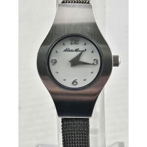 Eddie Bauer Ladies Petite Quartz Watch Mesh Band New Battery Running